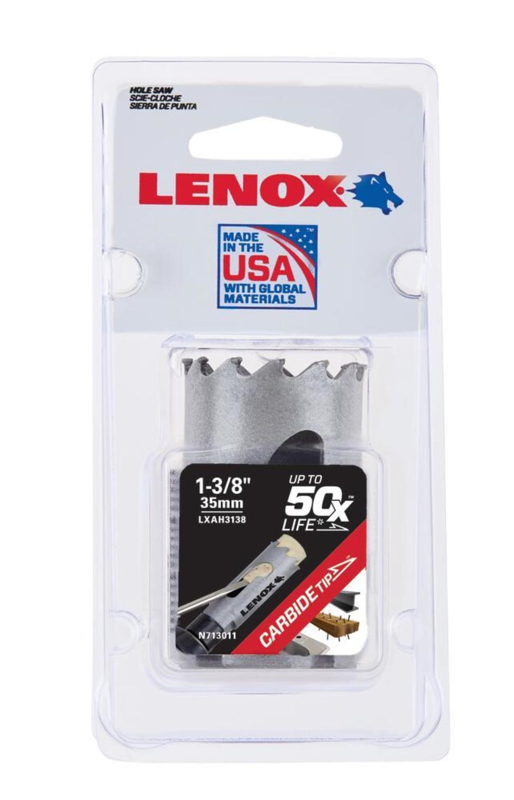 LENOX Hole Saw Carbide Tipped 1 3/8 35mm