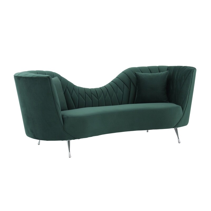 Eva Velvet Upholstered Sofa