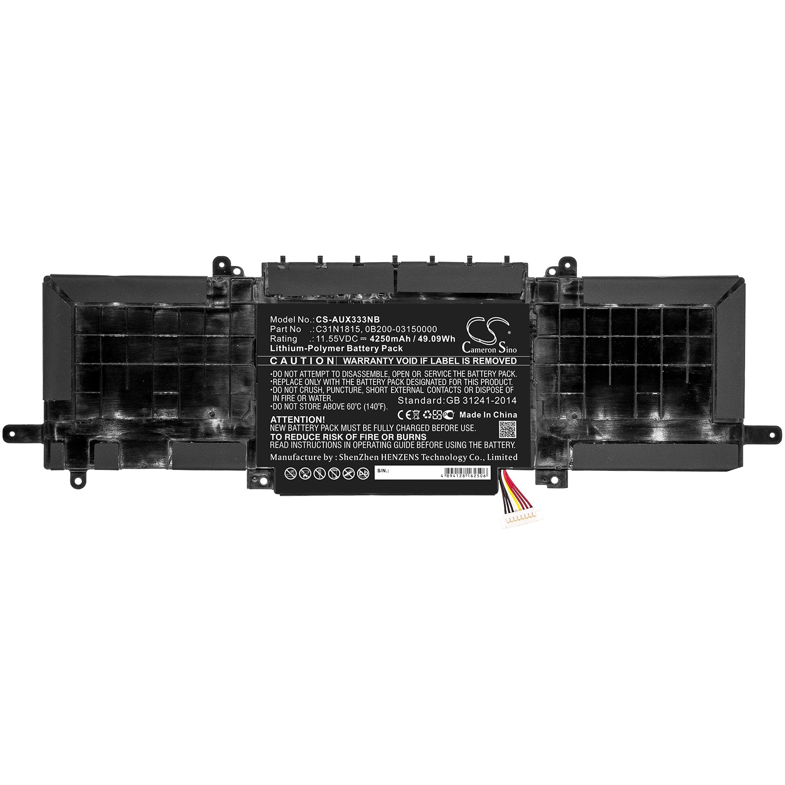 Asus BX333FN RX333FA RX333FAA3141T RX333FN RX333F Replacement Battery BatteryClerkcom Laptop and Notebook