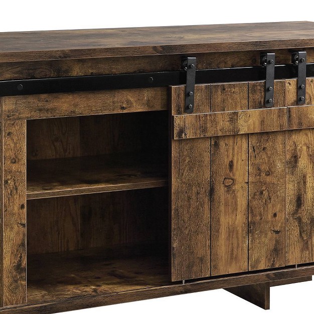 Bellarosa Tv Stand For Tvs Up To 60 quot Rustic Oak Acme Furniture