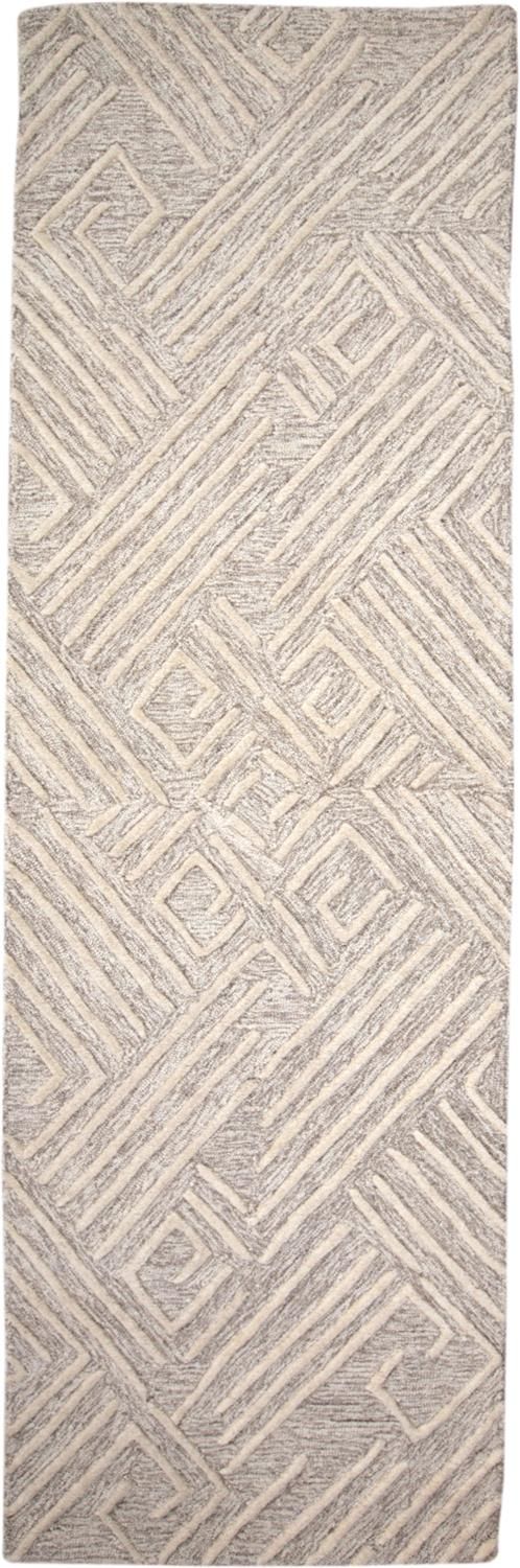 Fadden Hand Tufted Ivory and Tan Rug by BD Fine