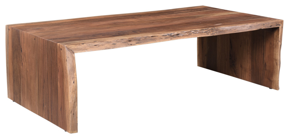 Scandinavian Tyrell Coffee Table Smoked   Brown   Scandinavian   Coffee Tables   by PARMA HOME  Houzz