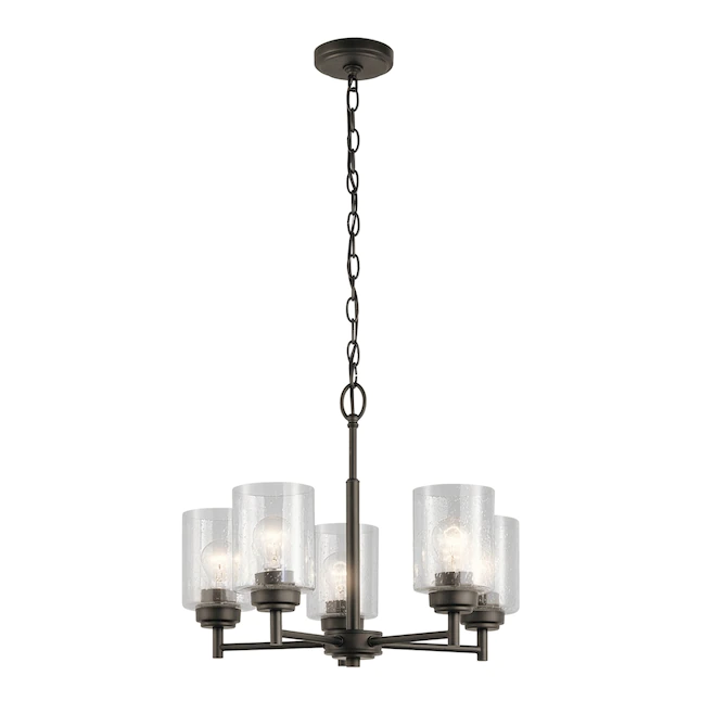 Kichler 44030OZ Winslow 5-Light Olde Bronze Modern/Contemporary Chandelier