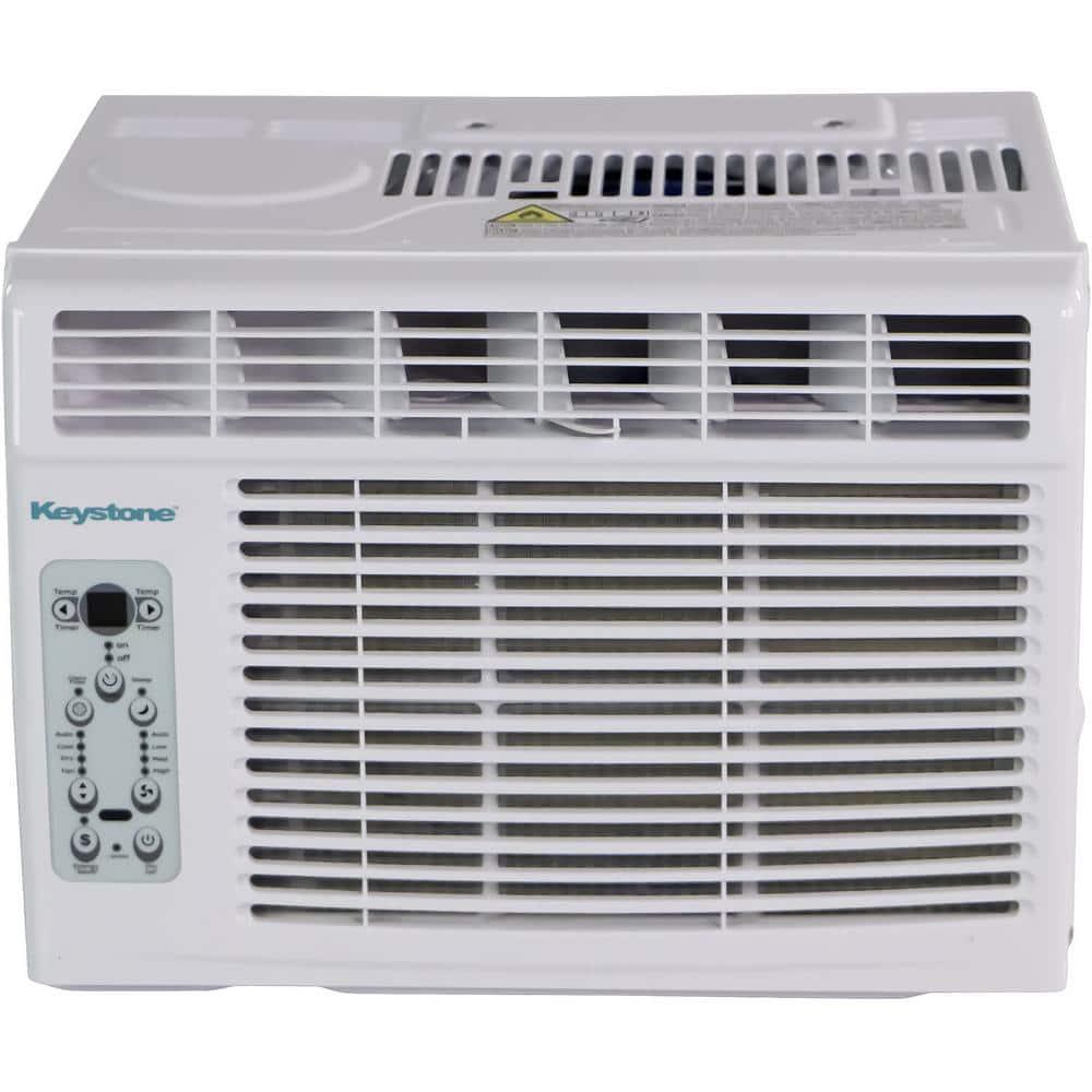 Keystone Energy Star 8000 BTU WindowMounted Air Conditioner with Follow Me LCD Remote Control in White KSTAW08CE