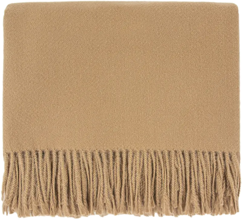 Sandlewood Tan Throw Blanket - Edinburgh