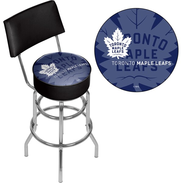 NHL Swivel Bar Stool with Back - Watermark