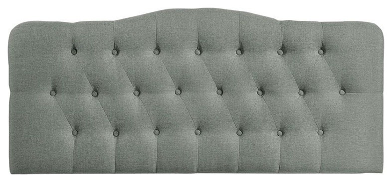 Modway Annabel Twin Tufted Panel Headboard  White   Transitional   Headboards   by Modern Furniture LLC  Houzz