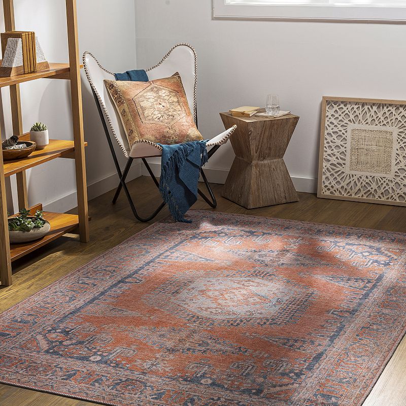 Decor 140 Aileen Traditional Washable Area Rug