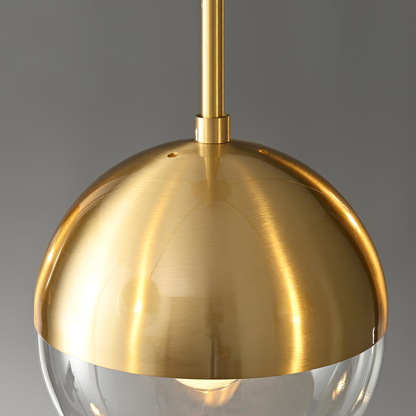 Brass Globulars Ceiling Lamp