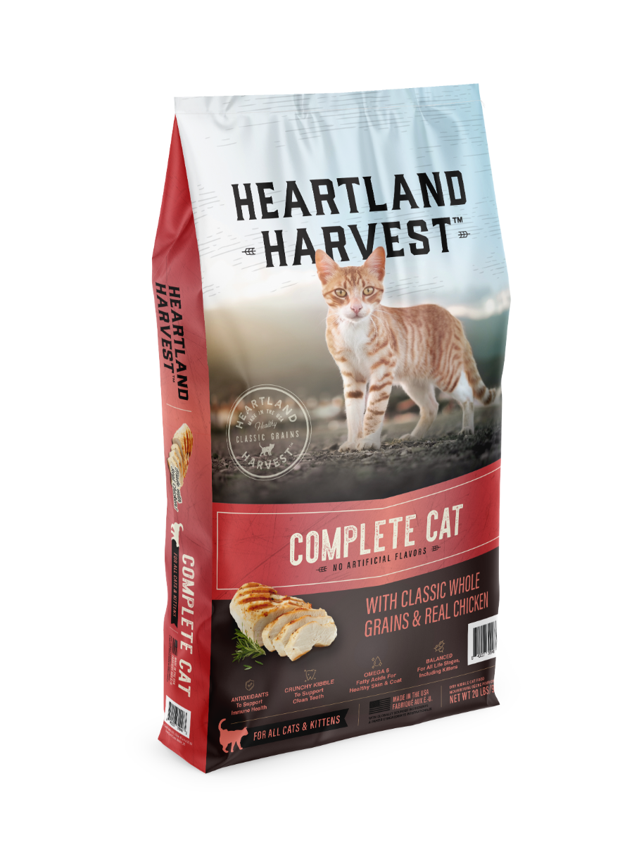 Heartland Harvest Complete Cat with Classic Whole Grains and Real Chicken 20lbs