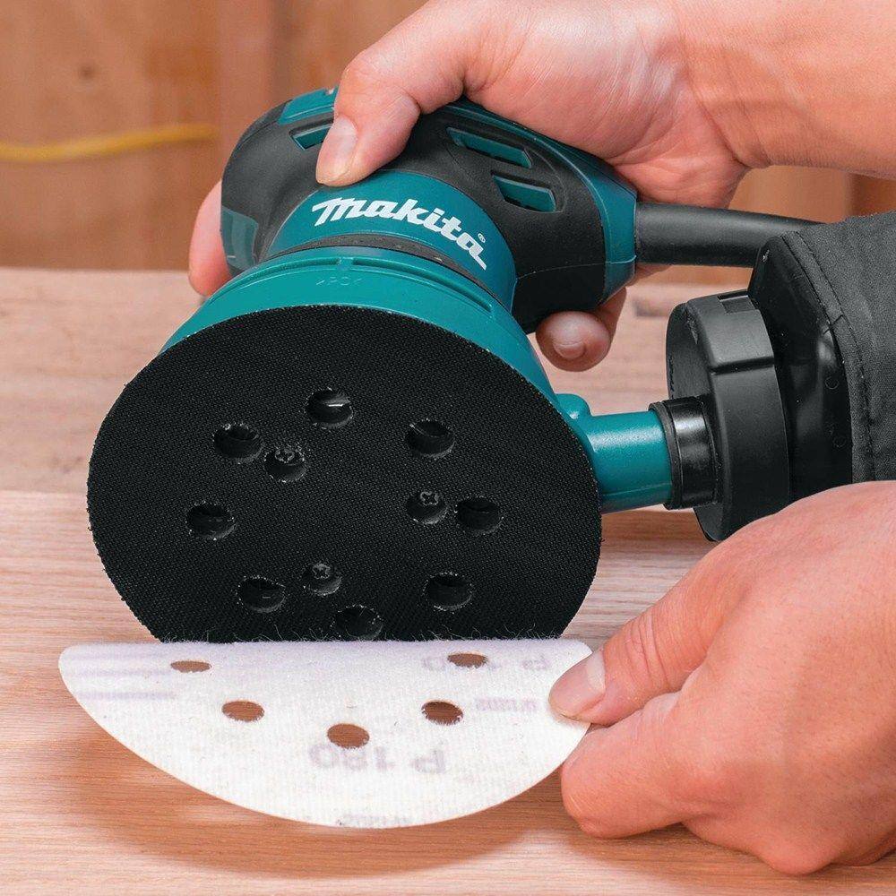 Makita 5 in. Round Hook and Loop Backing Pad (8-Hole) 743081-8