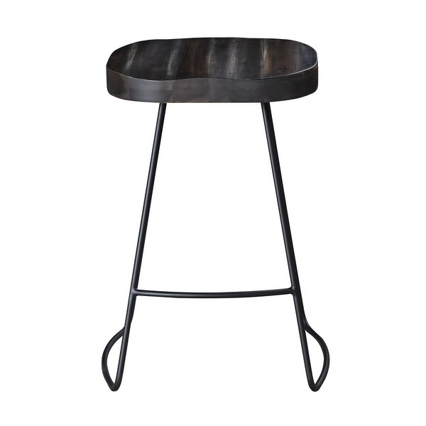 Somette Canyon Ridge Brown Vintage Swivel Stool