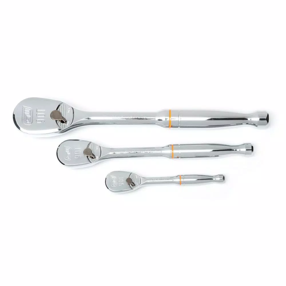 GEARWRENCH 1/4 in.， 3/8 in. and 1/2 in. 90-Tooth Ratchet Set (3-Piece) and#8211; XDC Depot