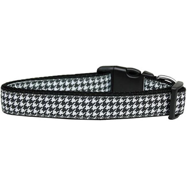 Mirage Pet 125-241 CT Black Houndstooth Nylon Cat Collar