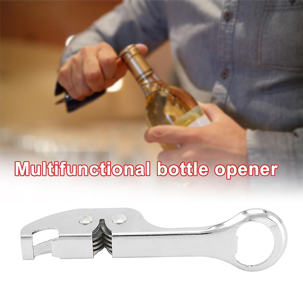 Household Multifunctional Can Opener Fast Cutter Sharpener Kitchen Gadgets Hand Tools Eectroplating Color