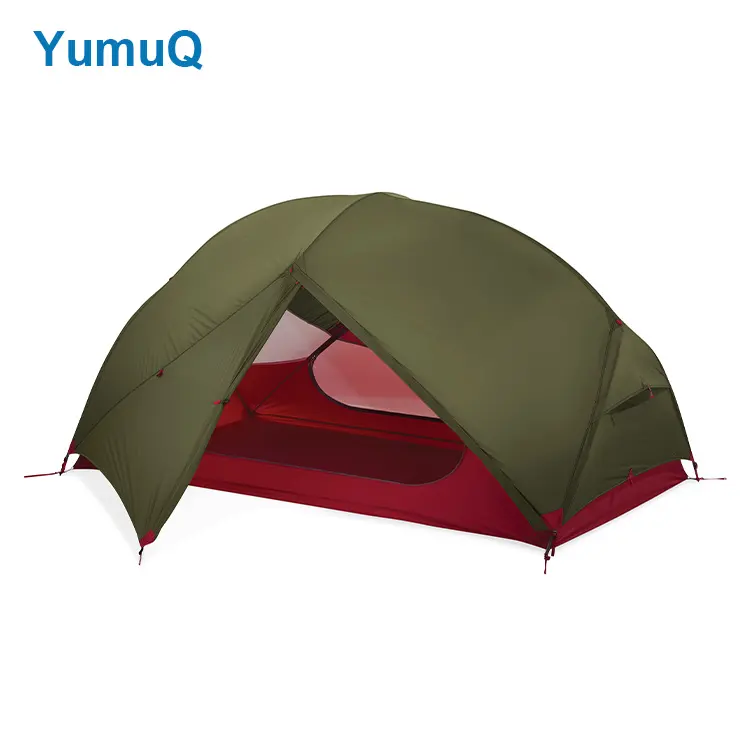 YumuQ 2 People Man Ultralight Lightweight Backpacking Ultralight Hiking Small Tent Cheap Factory Price  Season