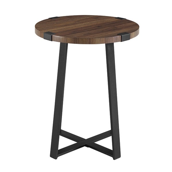 Middlebrook Barnett Round Metal Wrap Side Table