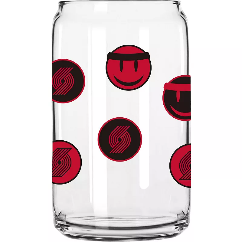 Portland Trail Blazers 16oz. Smiley Can Glass