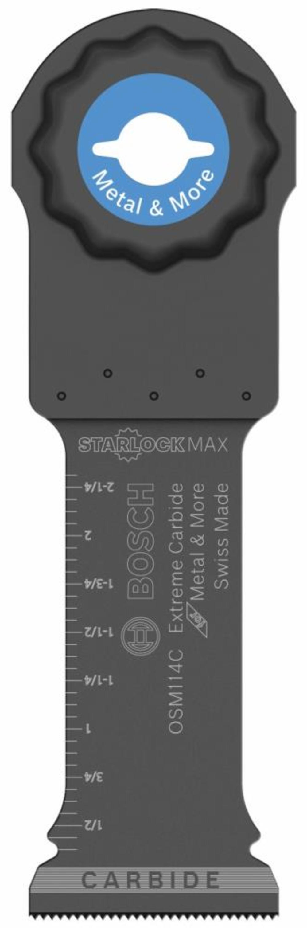 Bosch 1-1/4 In. StarlockMax Oscillating Multi Tool Carbide Plunge Cut Blade OSM114C from Bosch