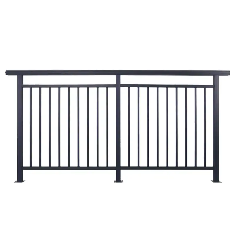 Factory Supply Powder Coated  Flat Top Aluminum Pool Fence