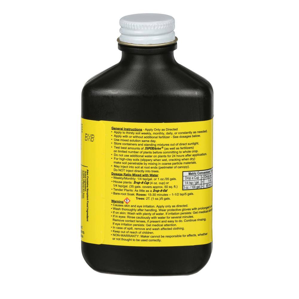 SUPERTHRIVE 4 oz. Superthrive Vitamin Solution Liquid Plant Fertilizer 100047020