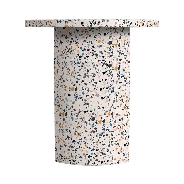 Siesta Outdoor Terrazzo Round Side Table