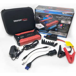 Smartech Products Smartech JS-15000N 15000 mAh Lithium Powered Vehicle Jump Starter and Power Bank Starter and Power Bank JS-15000N