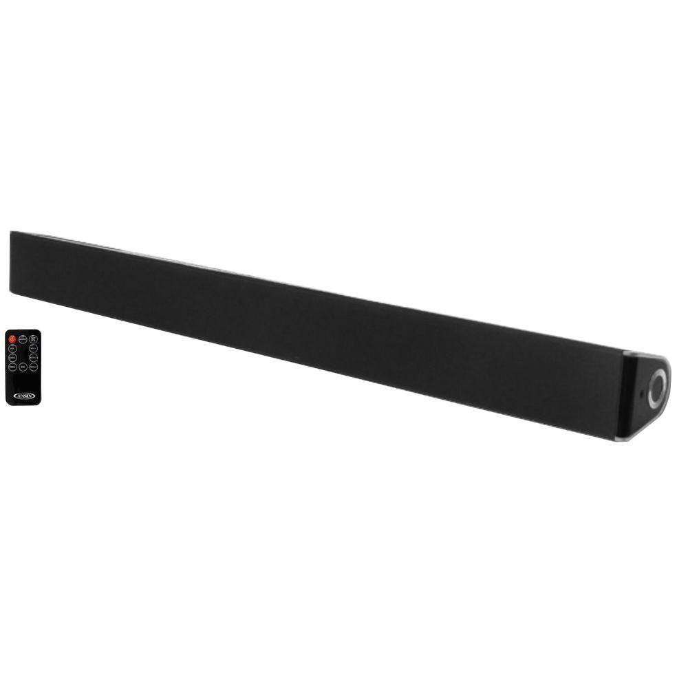 JENSEN Wall Mountable 2.1-Channel Bluetooth Sound Bar Speaker with Built-In Subwoofer JSBW-650