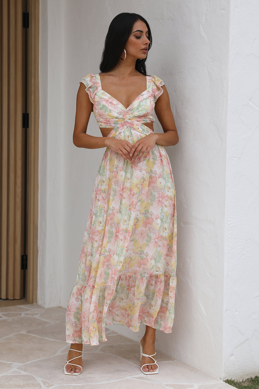 Watching Sunsets Maxi Dress PINK