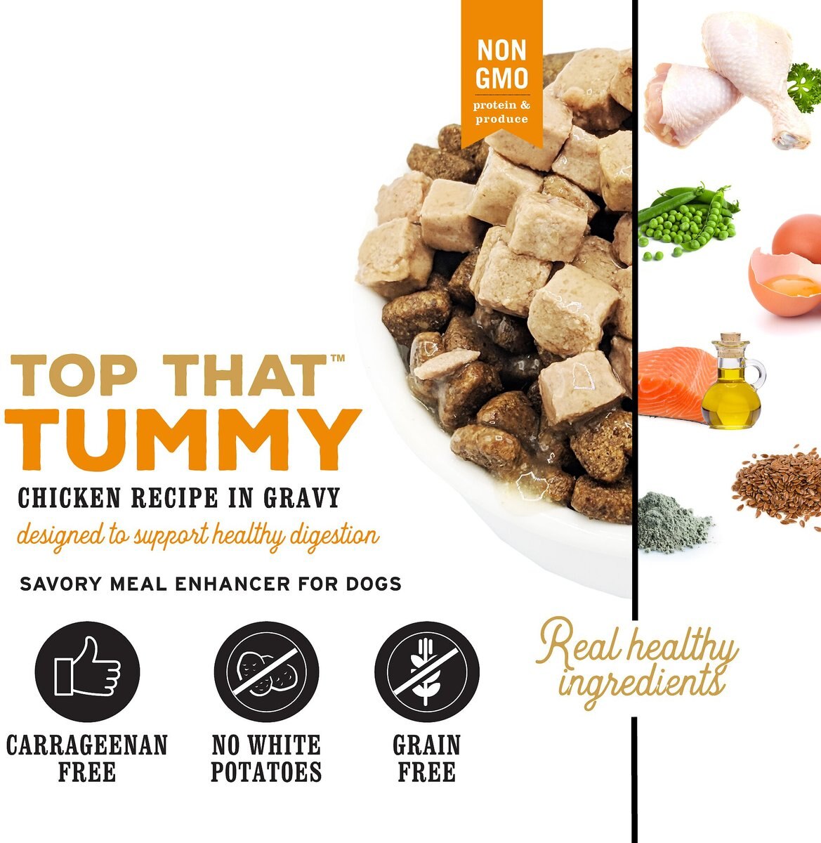 I and Love and You Top That Tummy Chicken Recipe Grain-Free Dog Food Topper