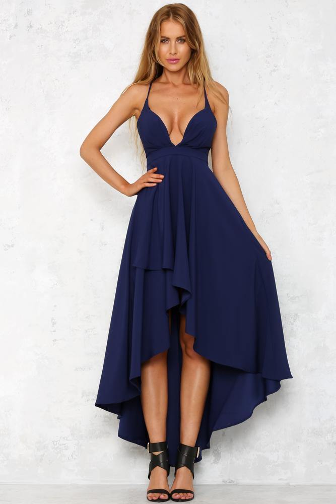 Live In Fantasy Maxi Dress Navy