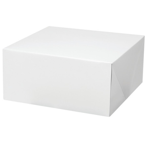 Wilton 415 0724 12 Inch White Square Corrugated Ca...