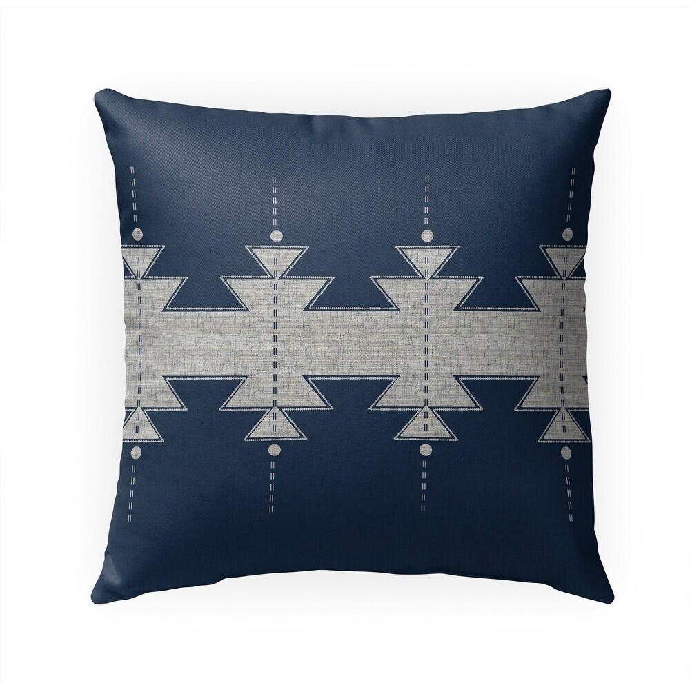 MESA NAVY IndoorOutdoor Pillow By Kavka Designs