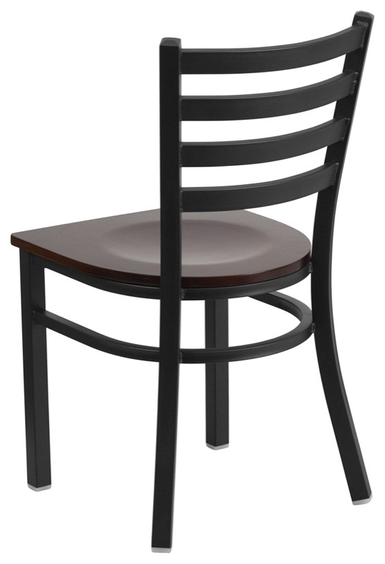 Black Ladder Chair Black Seat   Transitional   Dining Chairs   by Beyond Design  ampMore  Houzz