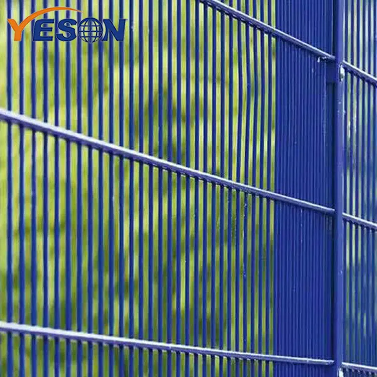 Factory Supply PVC Painting High Security 358 Welded Panel Anti Climb Wire Fence for Railways