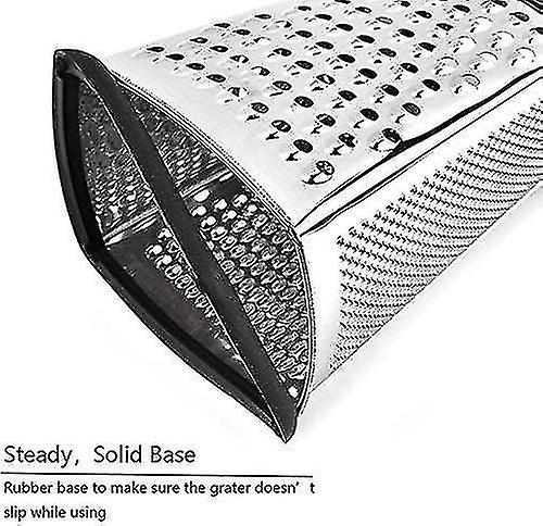 2023-4-sided Grater Stainless Steel Kitchen Grater For Coarse And Fine Rasp For Fruit. Vegetable Gif