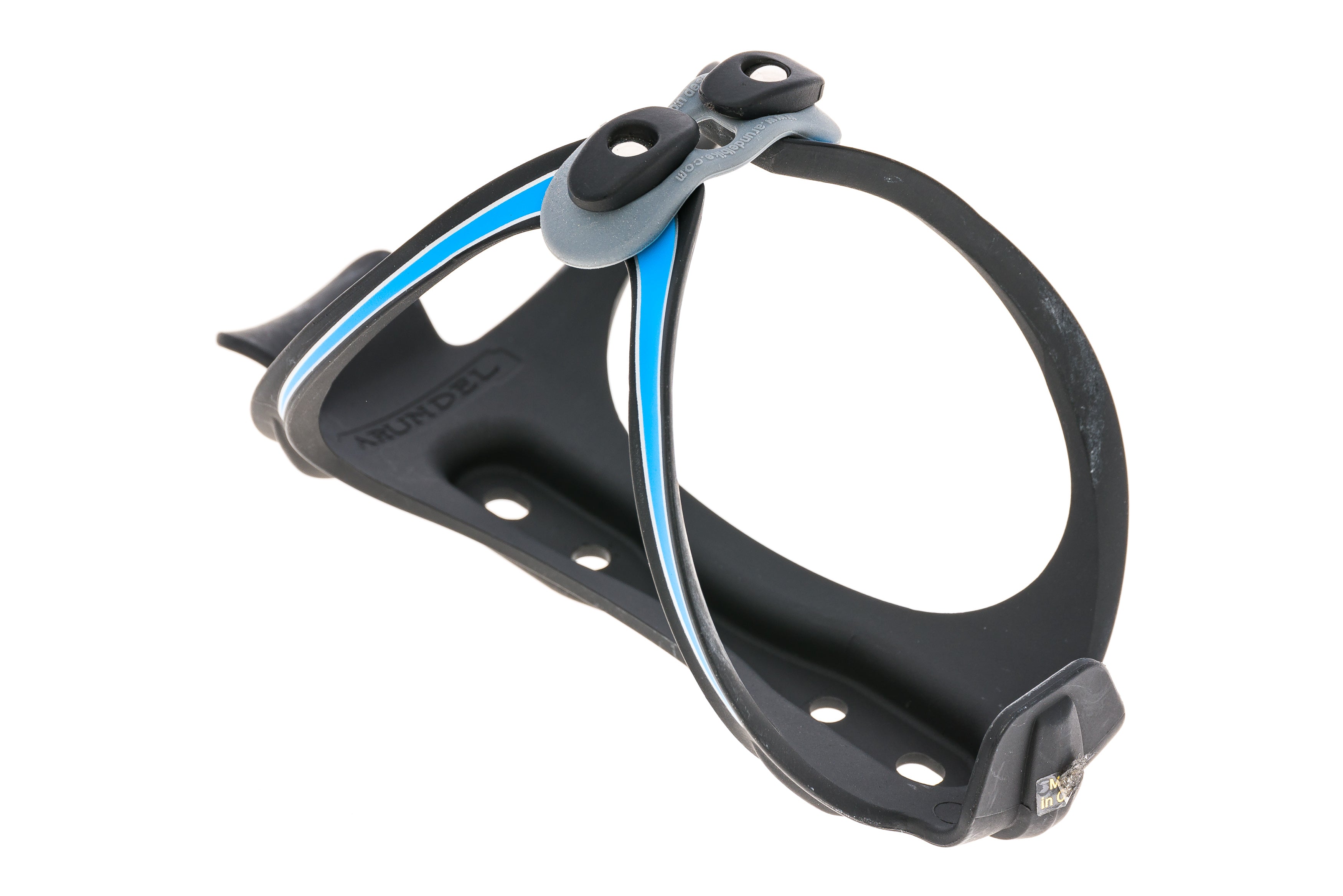 Arundel Bando Silicon Water Bottle Cage Matte Black and Blue