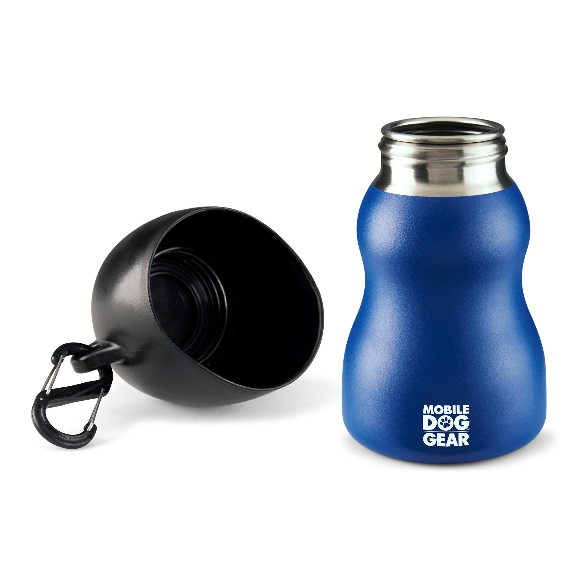 Mobile Dog Gear Blue Water Bottle， 9.5 oz.， Small