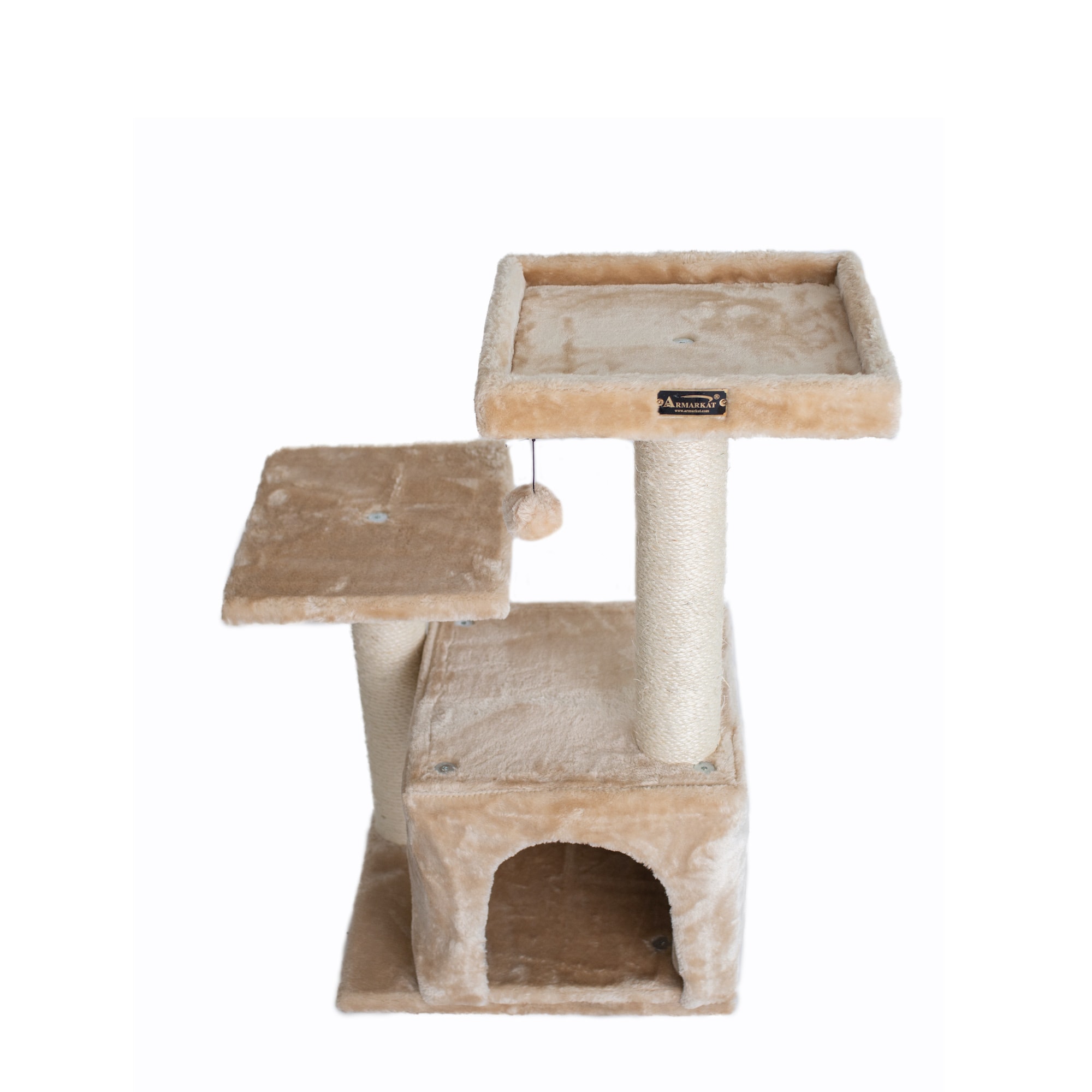 Armarkat Beige Classic Real Wood Cat Tree， 32