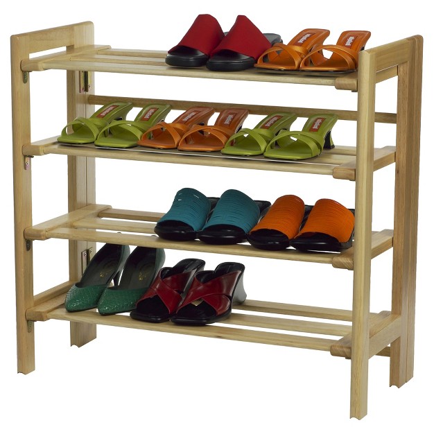 Clifford Foldable Shoe Rack Natural Winsome