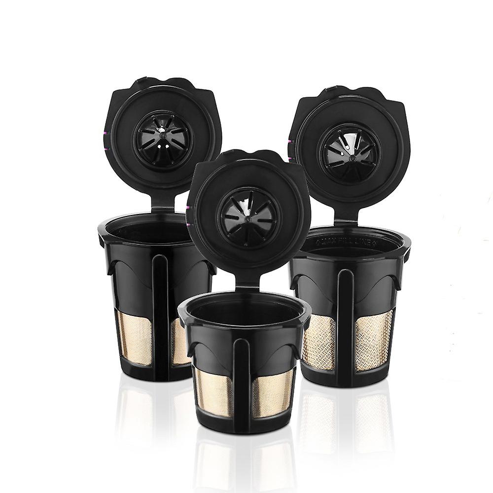 3 Pcs Coffee Filter Cup， Spoon， Brush