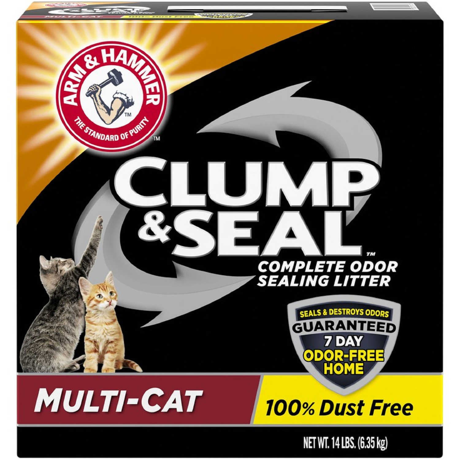 Arm and Hammer Clump and Seal Cat Litter 14 lb