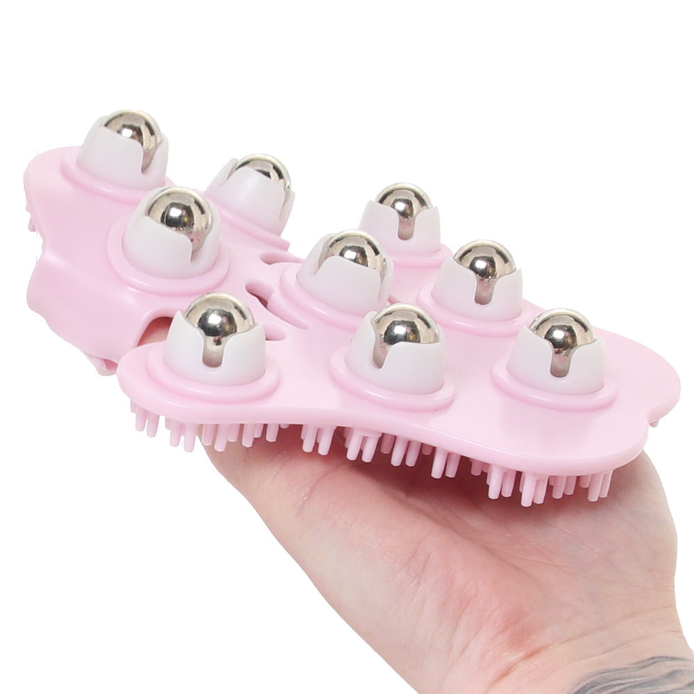 Fuzu Glove Massager in Pink