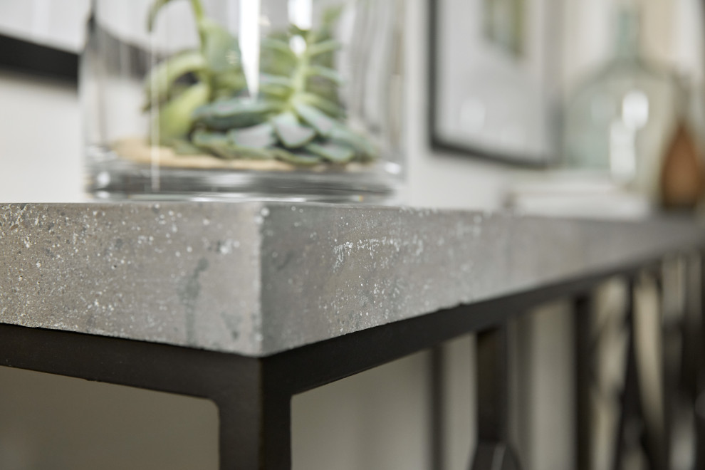 Ciao Bella Metal and Concrete Console Table   Industrial   Console Tables   by Hooker Furniture  Houzz