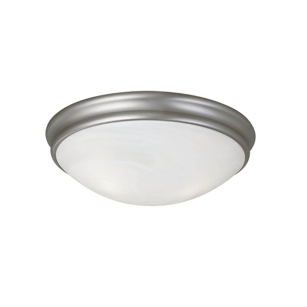 Millennium Lighting 2 Light Flush Mount Satin Nickel