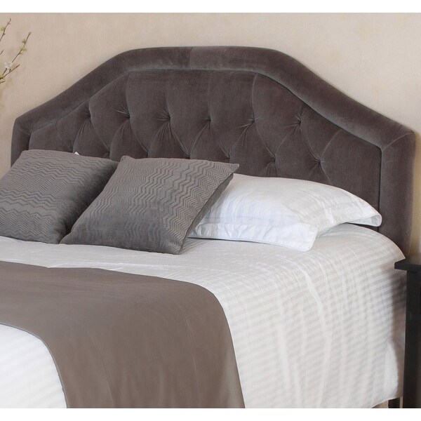 Angelica Adjustable Full/ Queen Tufted Headboard by Christopher Knight Home - - 8603627