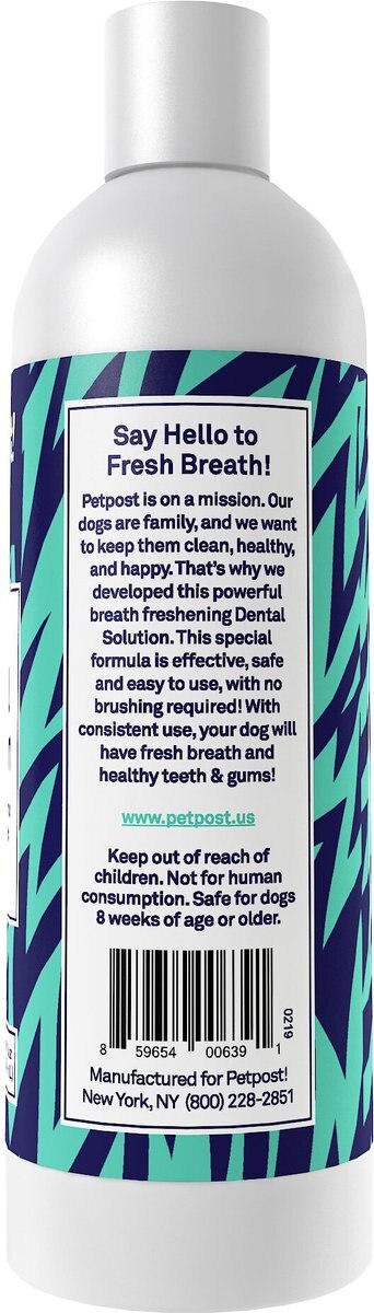 Petpost Dental Solution Dog Dental Water Additive