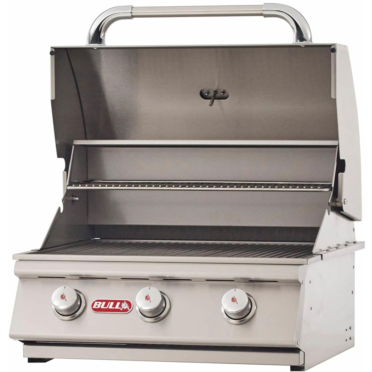 Bull Steer Premium 25-Inch 3-Burner Built-In Natural Gas Grill