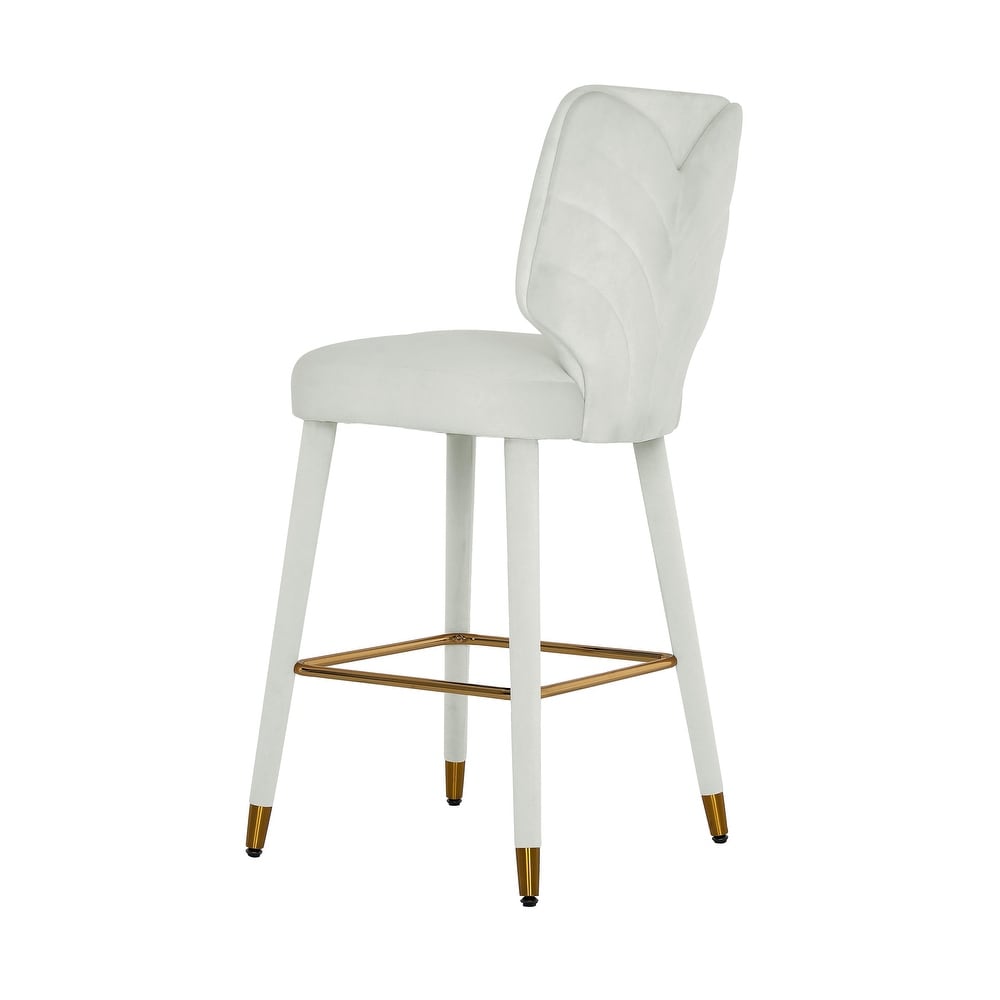 Athena Velvet Bar Stool