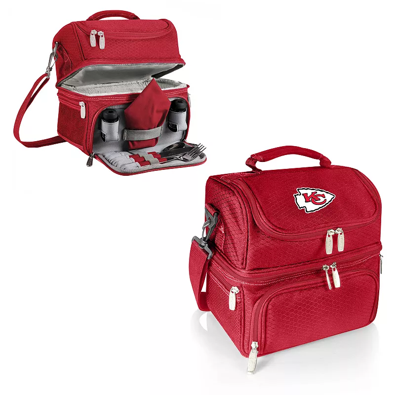 Picnic Time Kansas City Chiefs Pranzo 7-Piece Insulated Cooler Lunch Tote Set